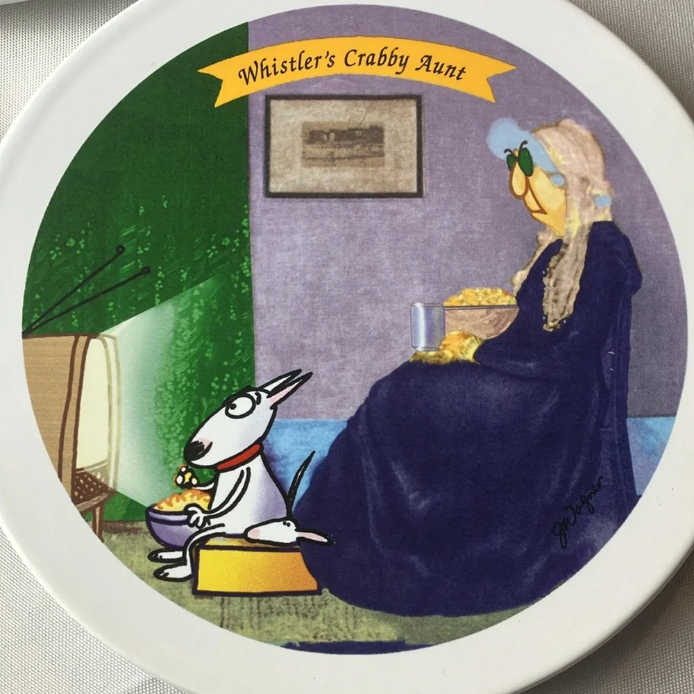 Hallmark Maxine Set Of 3 Decor Plates 7.5” American Grumpy Collectible